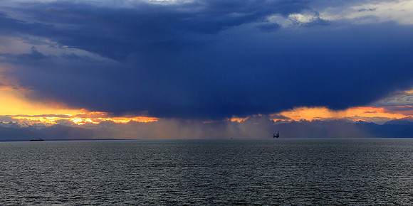 Ominous Storm, Captain Cook State Park, Nikiski Alaska