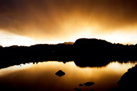 Sunset at Island Lake, Wind River Mountains, Wyoming