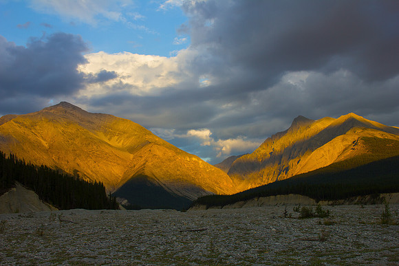 Muncho Lake Alpine Glow
