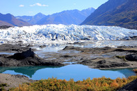Mantanuska Glacier, reflection