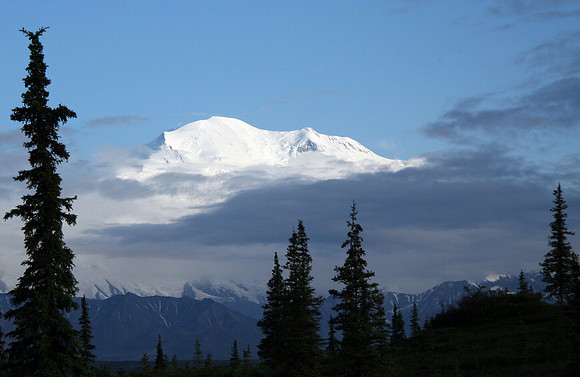 Denali From Wonder Lake Campground, Denali National Park, Alaska